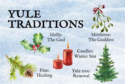 Yule traditions in wiccan culture